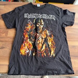 2017 Iron Maiden "Book of Souls" World Tour T-Shirt (L)‎